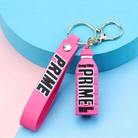 🎁 2 Prime Bottle Key Chains  - Purple/Pink - Picture 2 of 3